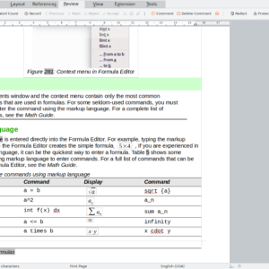 Writer libreoffice