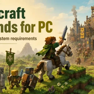 Minecraft legends game cover on windows