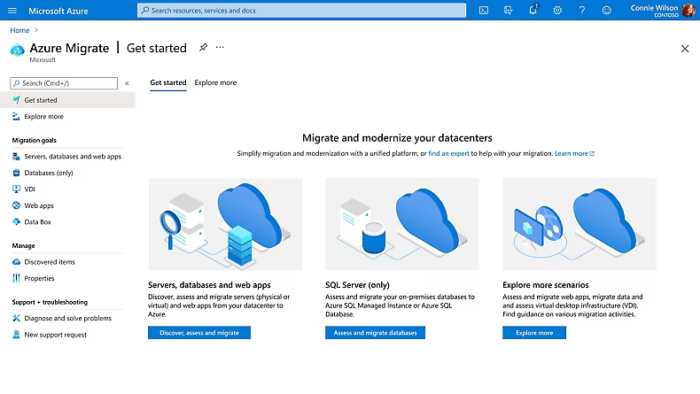 Migrate datacenters