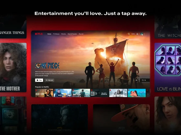 Homescreen screenshot - Netflix for Windows 11