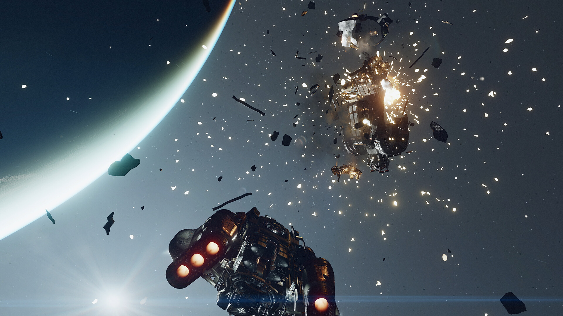 Space battle screenshot