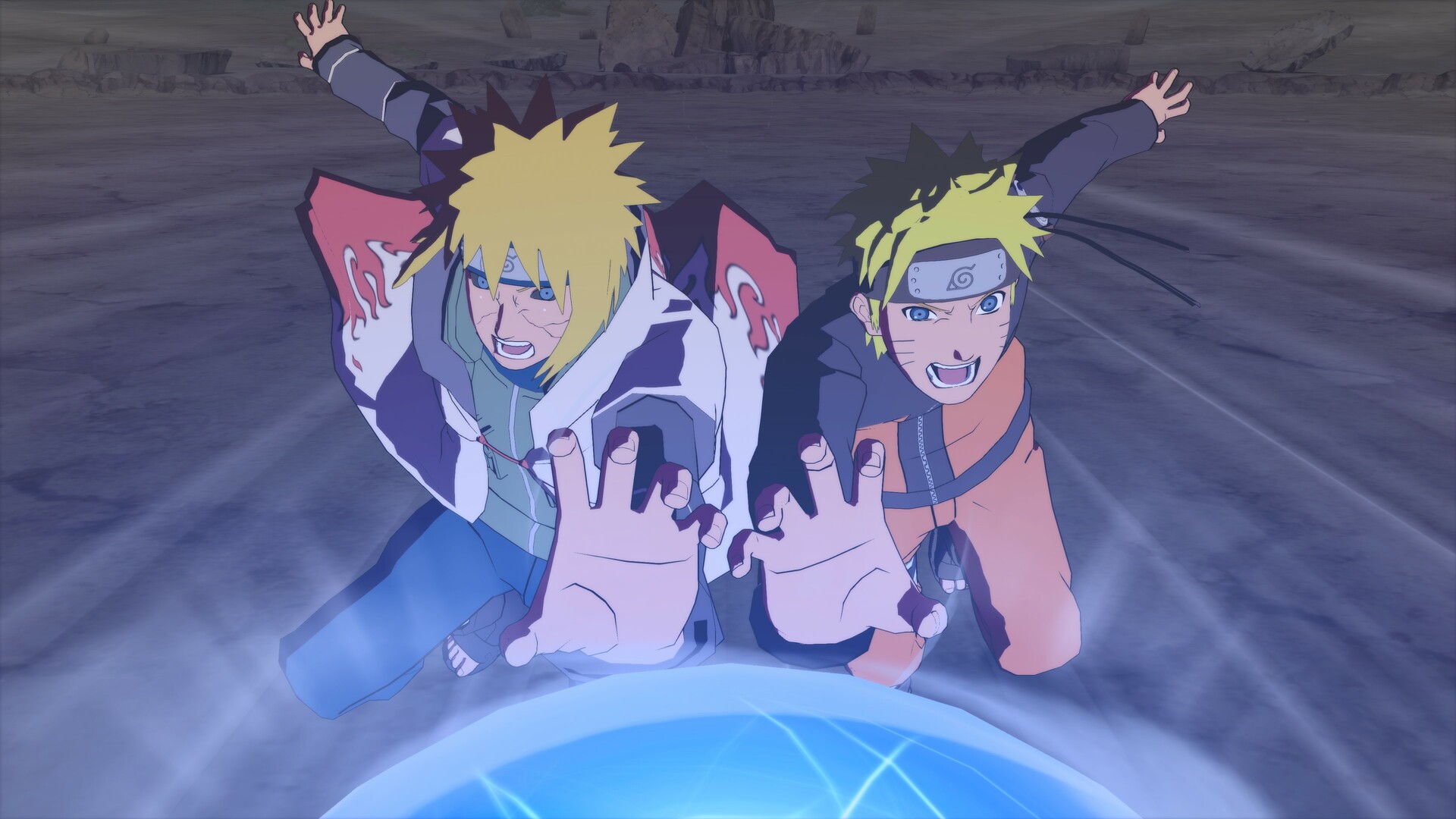 4th hokage with naruto