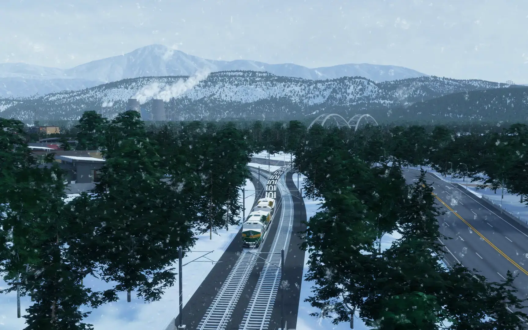 Snowing train - Cities: Skylines 2 for Windows PC: Download Guide, Tips and Features
