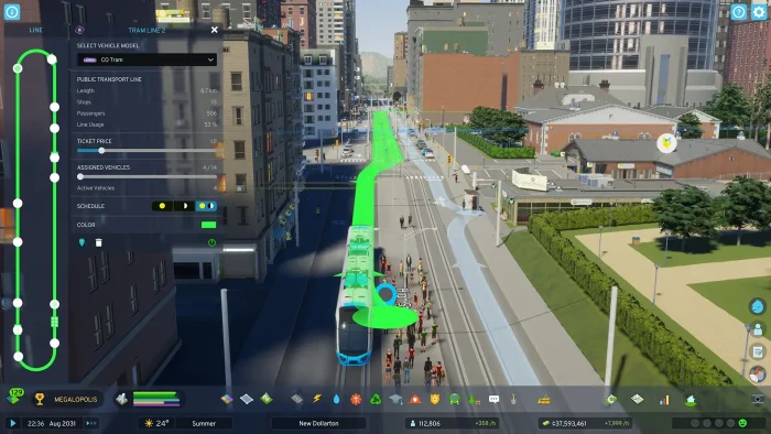 Train transport - Cities: Skylines 2 for Windows PC: Download Guide, Tips and Features