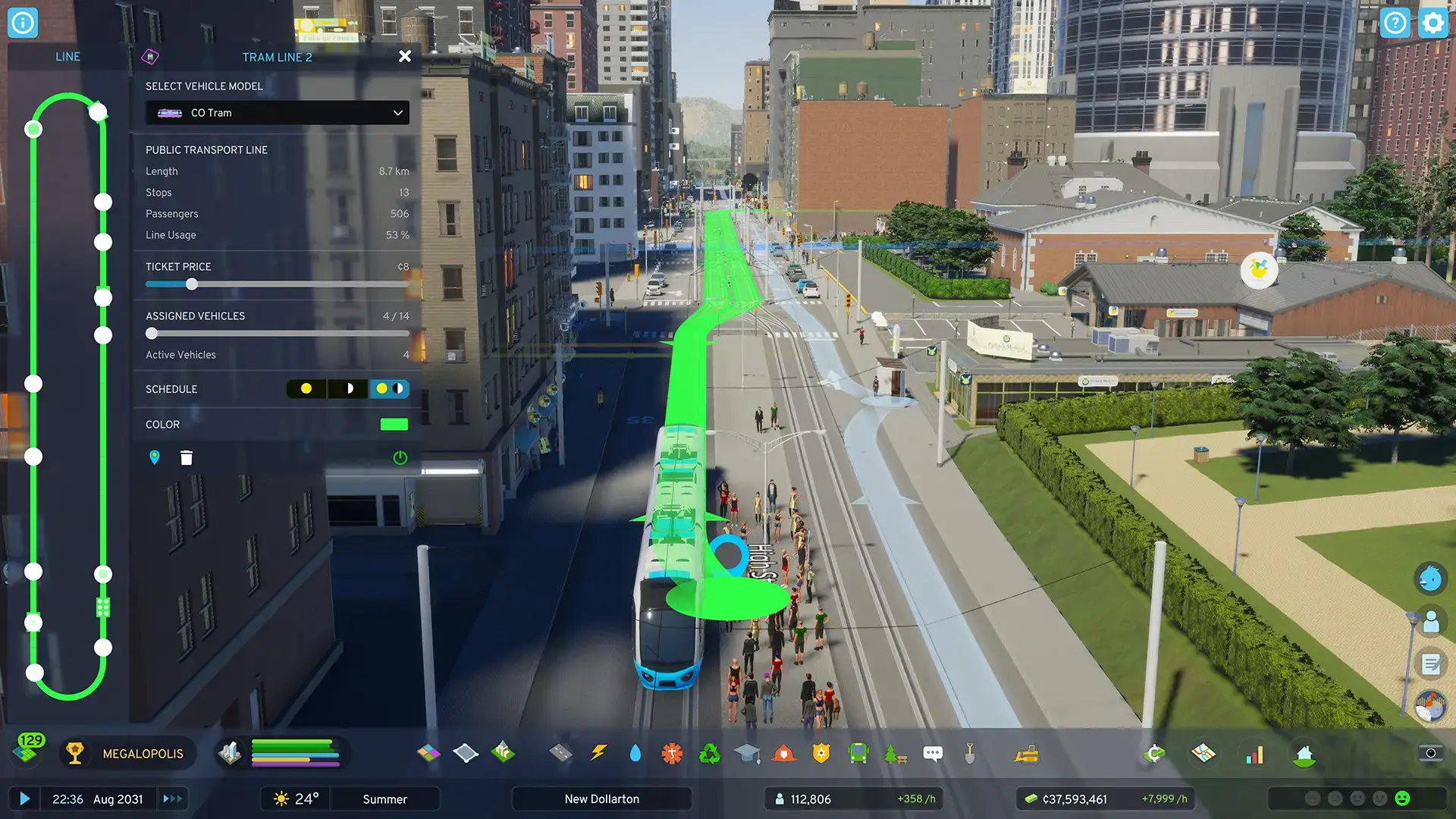 Train transport - Cities: Skylines 2 for Windows PC: Download Guide, Tips and Features