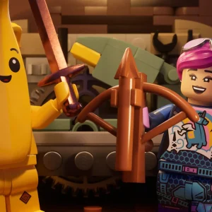 Banana lego with sword