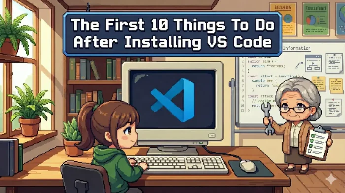 1st 10 things to do after installing vs code cover