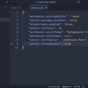 Auto format save 010