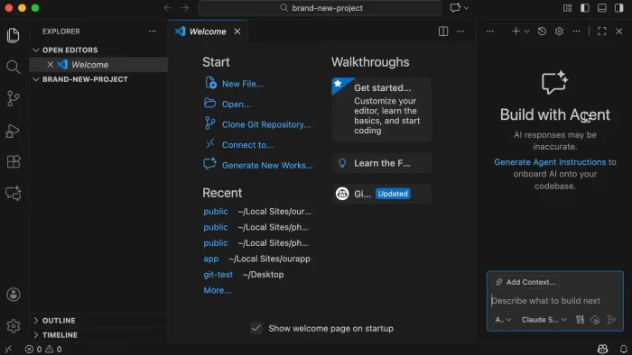 Choose ai tool on vs code 002 Choose ai tool on vs code 002