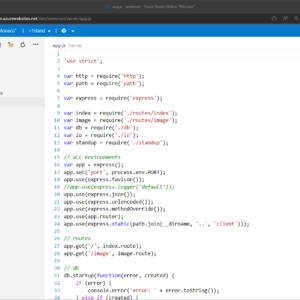 Visual studio online screenshot