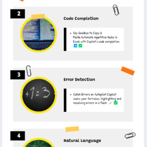 Excel with copilot infographic