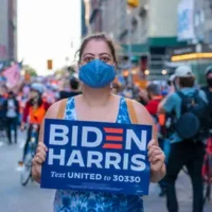 Biden harris campaign supporter mask