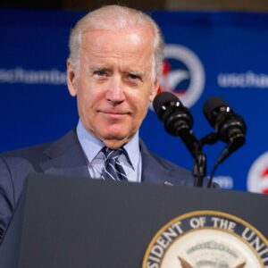 Joe biden gesturing during speech