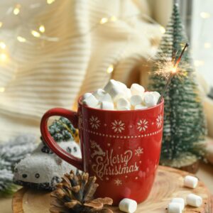 Christmas marshmallow mug and sparkler