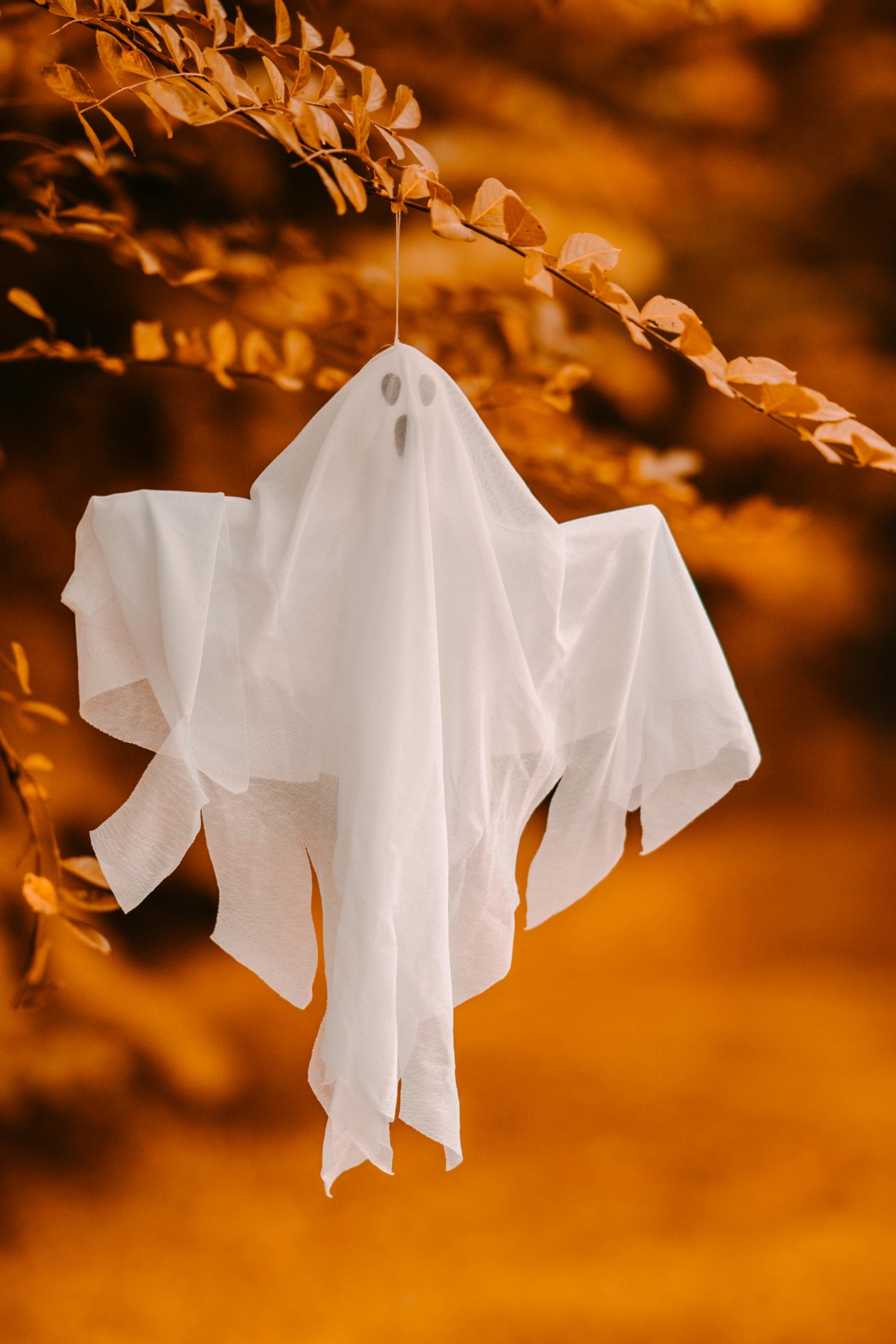 Hanging ghost decoration autumn