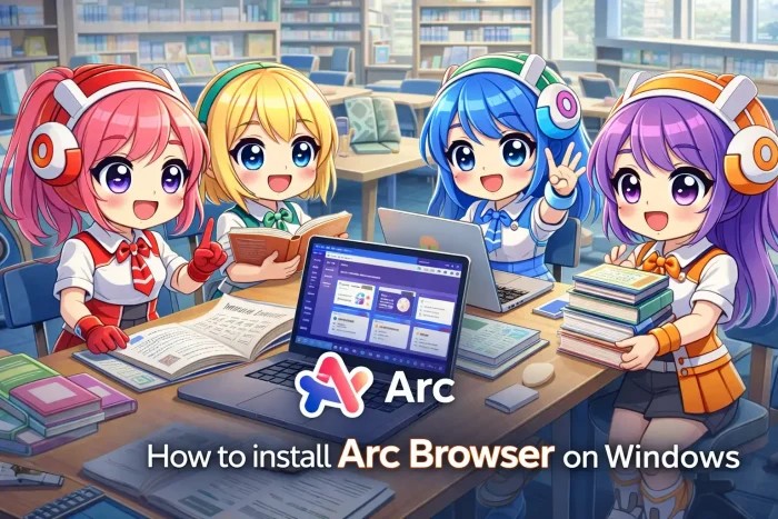 Arc browser anime cover - Arc Browser for Windows