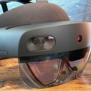 Closeup visor hololens 2