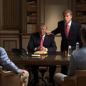 Donald trump boardroom discussion wallpaper