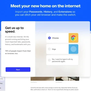 Import passwords history and extensions