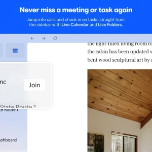 Live calendar live folders