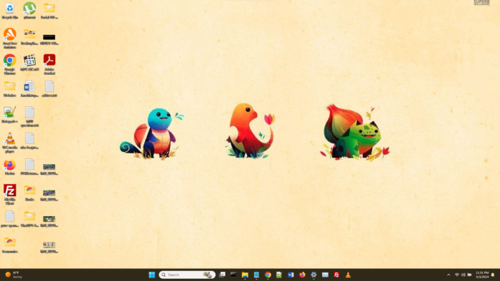 Pokemon theme screenshot