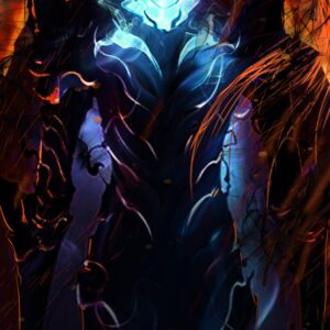 Shadowy figure power eruption solo leveling wallpaper