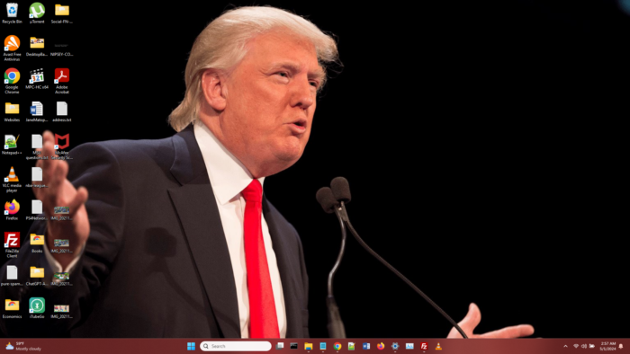 Trump theme screenshot