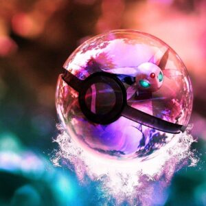 Celebi crystal ball fantasy wallpaper