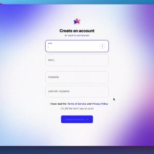 Create account