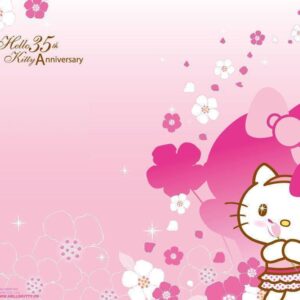 Hello kitty 35th anniversary wallpaper