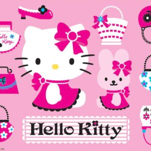 Hello kitty and bear wallpaper