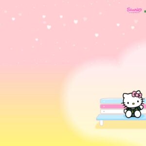 Hello kitty and stars wallpaper