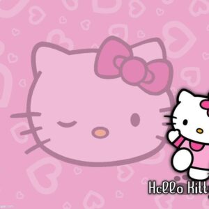 Hello kitty pink dancer wallpaper