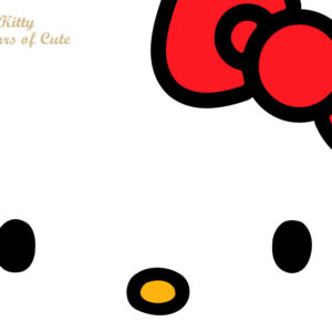 Hello kitty wallpaper with yellow and pink