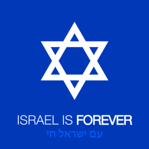 Israel slogan blue background wallpaper