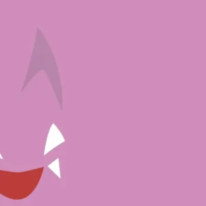 Minimalist pokemon smiling face wallpaper