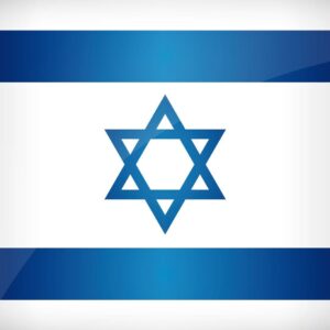 Modern israel flag design wallpaper