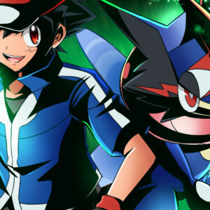 Pokemon trainer ash litten wallpaper