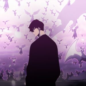 Sung jin woo army of flying creatures anime wallpaper