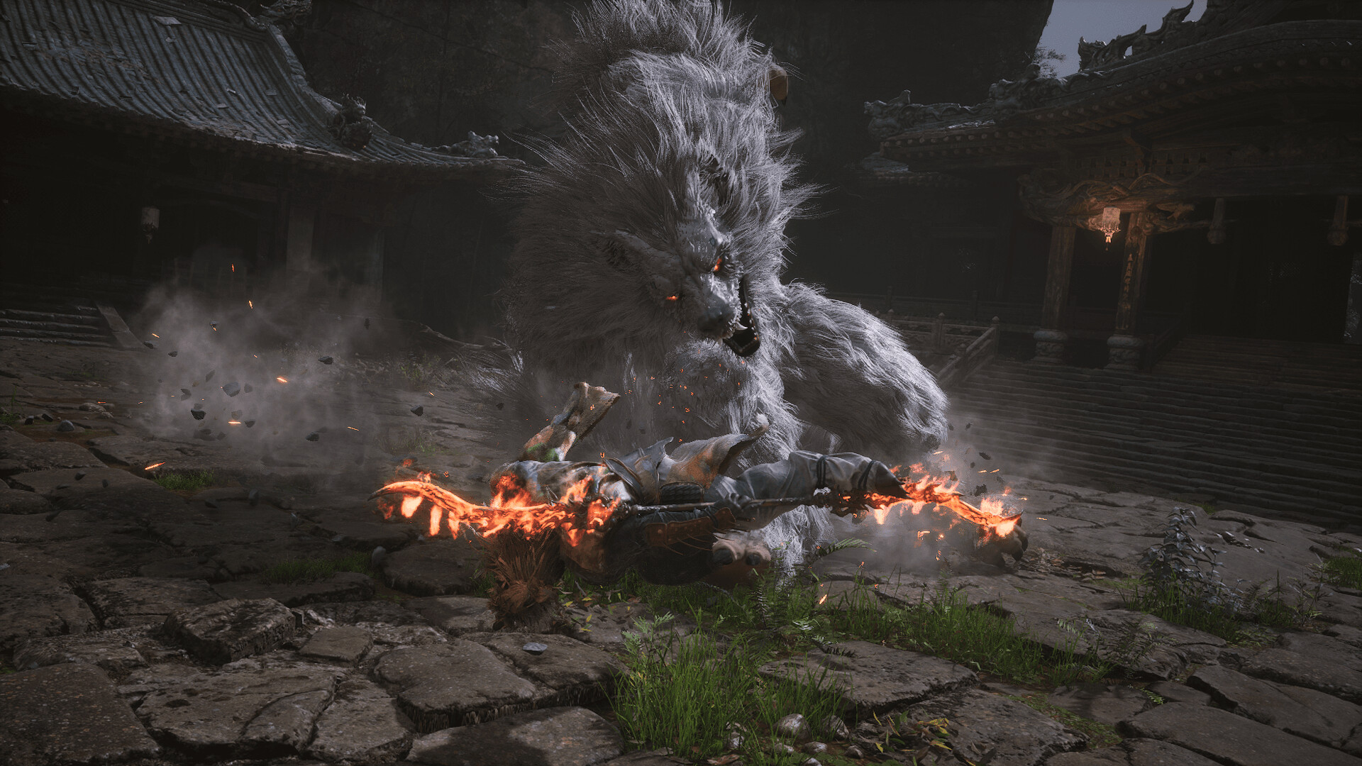 White wolf boss