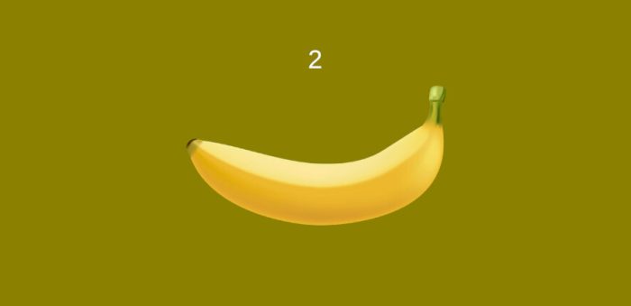 2 banana
