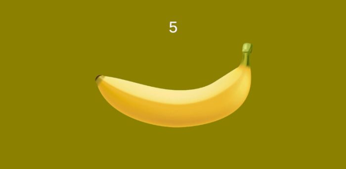5 banana