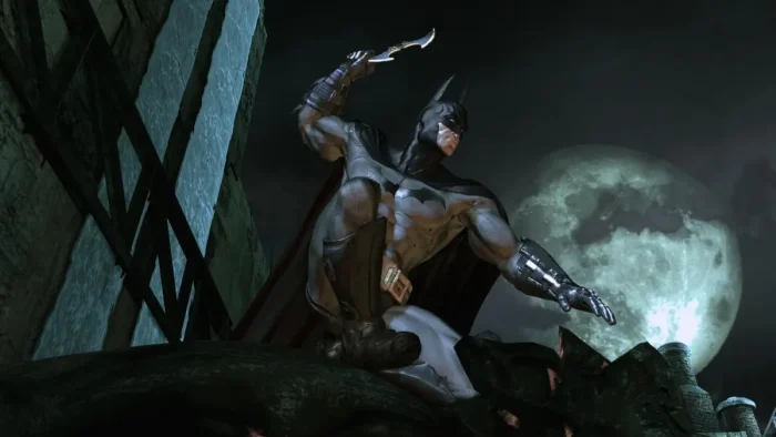 Batman throw boomerang
