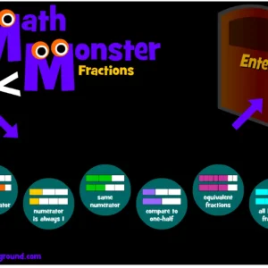 Math monster fractions