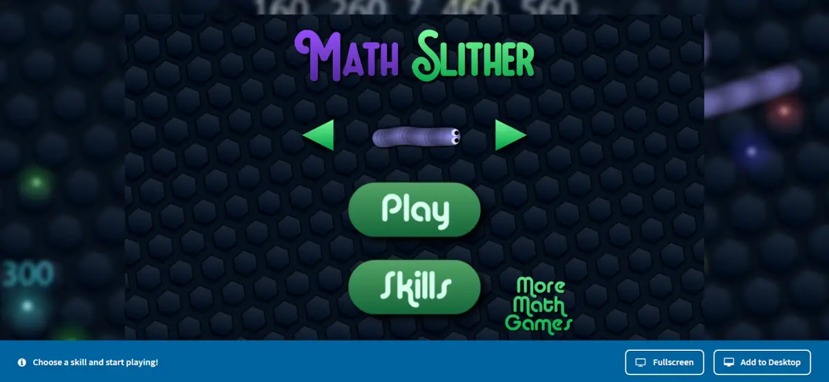 Math slither