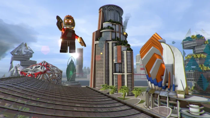 Star lord flying lego