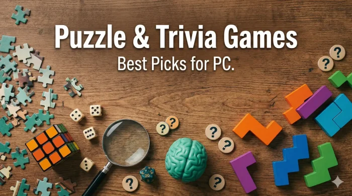 Top puzzle trivia games on pc cover - Top 10 Puzzle & Trivia Games on Windows PC in 2025
