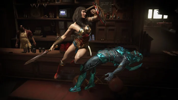 Wonder woman vs blue beetle