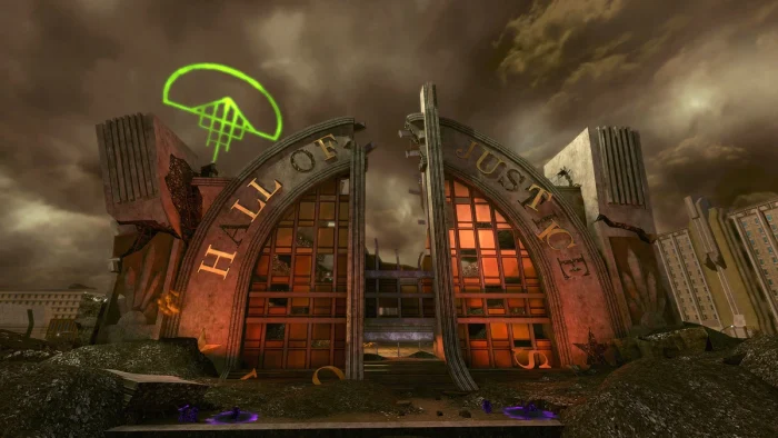 Hall of justice broken