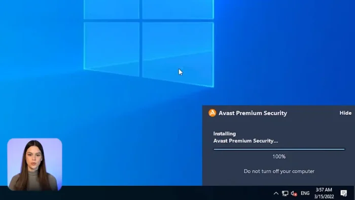 Avast premium installing